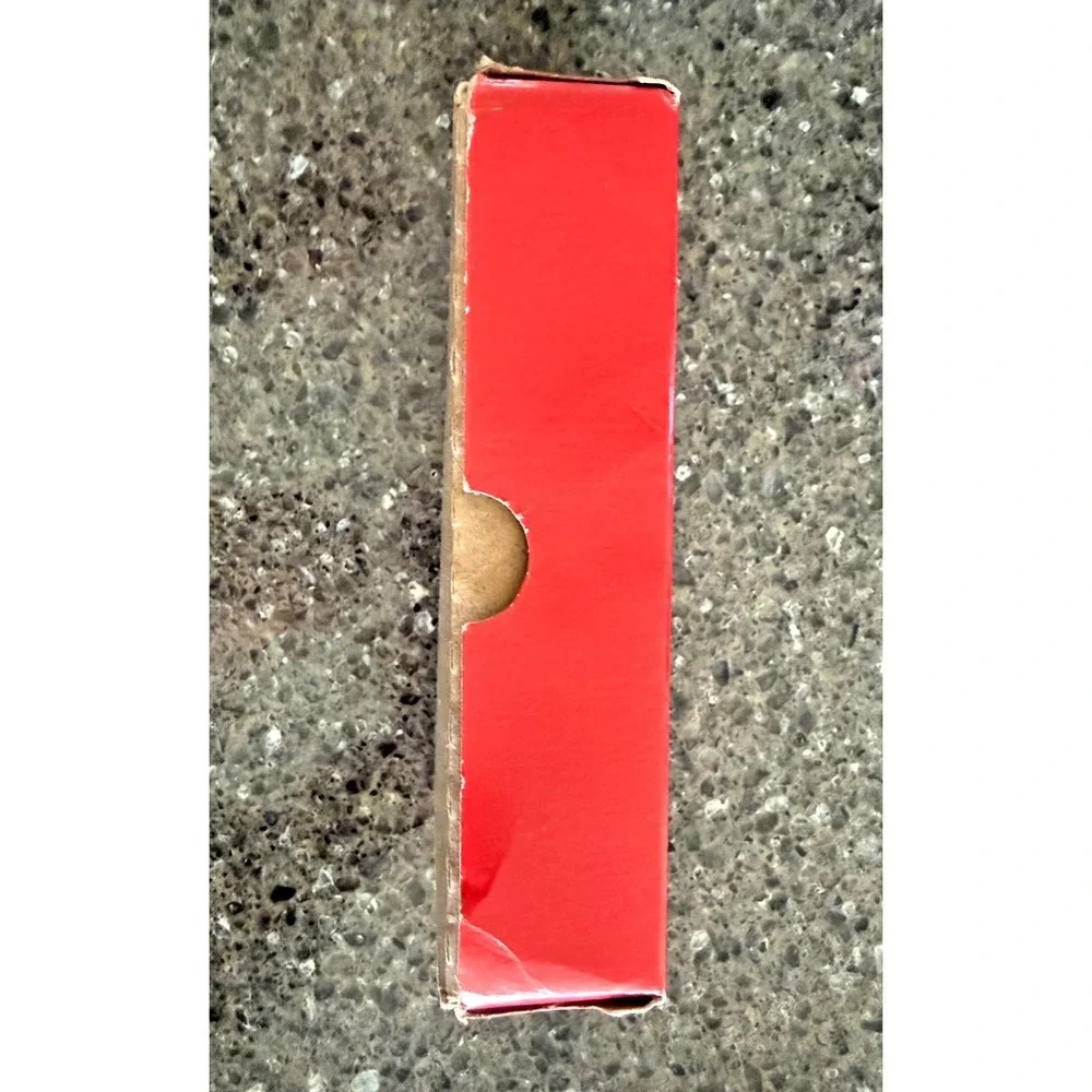 Vintage Liberty Checks Box Red Yellow Bank Deposit Storage Case Holder
